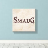 SMAUG™名前 キャンバスプリント (インサイチュ (ウッドフロア))