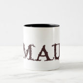 SMAUG™名前 ツートーンマグカップ (中央)