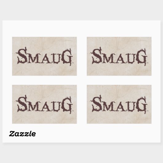 SMAUG™名 長方形シール (シート)