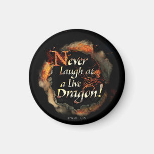 SMAUG™ - Never Frhrenロゴグラフィック マグネット