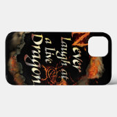 SMAUG™ - Never Frhrenロゴグラフィック Case-Mate iPhoneケース (裏面 (横))