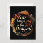 SMAUG™ - Never Laugh ロゴ グラフィック ポストカード (正面/裏面)
