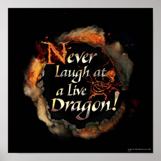 SMAUG™ - Never Law Logo Graphic ポスター (正面)