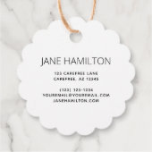 SMB（中小企業）向けパッケージ・ラベル フェイバータグ (裏面)