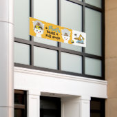 smdフラッシュビートアフルハウス 横断幕 (ビルの外側)