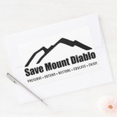 SMDブラックステッカー 長方形シール (封筒)