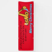 smdメリークリスマスバナー 横断幕 (縦)