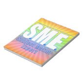 SMEロゴ対象事項エキスパート白/青 ノートパッド (回転)