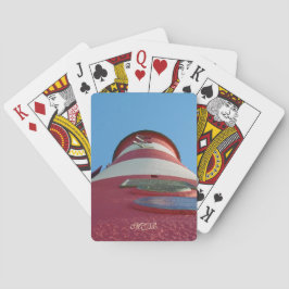 Smeatonのタワー、プリマスのくわ-モノグラム トランプ