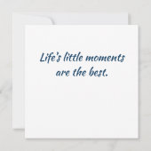 Smell the Flowers カード (裏面)