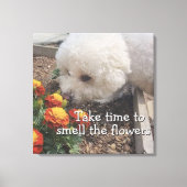 Smell the Flowers  キャンバスプリント (正面)