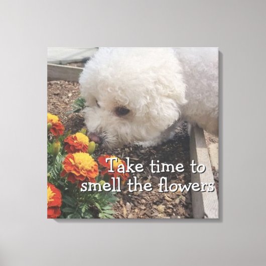 Smell the Flowers キャンバスプリント (正面)