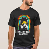 Smelling Like Campfire  Camping Humor Camper Summe Tシャツ (正面)