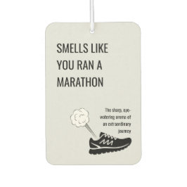 Smells like you ran a marathon カーエアーフレッシュナー