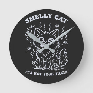Smelly Cat Iconic Song ラウンド壁時計