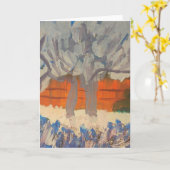 Smeraldoのギャラリー"ピンクモモ木" カード (黄色い花)