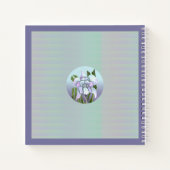 Smeraldoフラワーカーネットノート ノートブック (裏面)