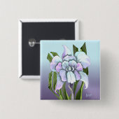 Smeraldoフラワーボタン 缶バッジ (正面&裏面)