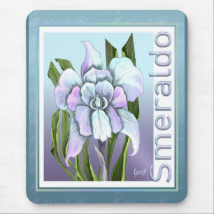 Smeraldoフラワーマウスパッド マウスパッド