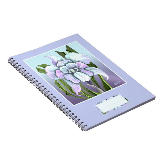 smeraldo flower spiral notebook ノートブック (右側)
