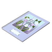 smeraldo flower spiral notebook ノートブック (左側)