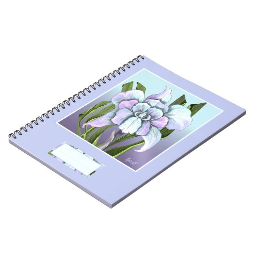 smeraldo flower spiral notebook ノートブック (左側)