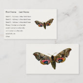 Smerinthus ocellata – アイドホーク – モスカラー画像B 名刺 (正面/裏面)