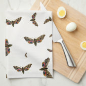 Smerinthus ocellata - Ead Hawk-Moth – カラーイメージ キッチンタオル (四つ折り)