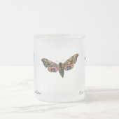Smerinthus ocellata - Ead Hawk-Moth – カラーイメージ フロストグラスマグカップ (中央)