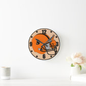Smethoport Hubersゲームタイムサッカーファン ラウンド壁時計 (ホーム)