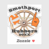 Smethoport Hubers Wheel #1ファンバレーボールとネット シール (シート)