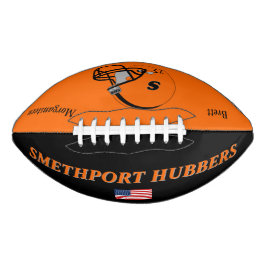Smethport Hubersチームカラーズプレーパーソナライズされたヤー アメリカンフットボール