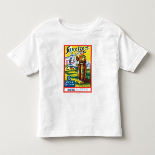 SmetjeのワインLabelEurope トドラーTシャツ (正面)