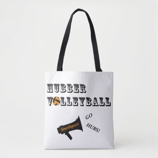 Smetport Hubbers Valleyball Fan Tote Bag トートバッグ (正面)