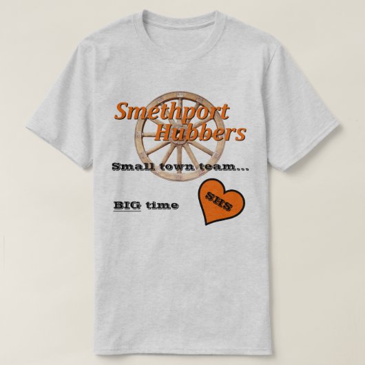 Smetport Hubers淡いカラーファンシャツ Tシャツ (デザイン正面)