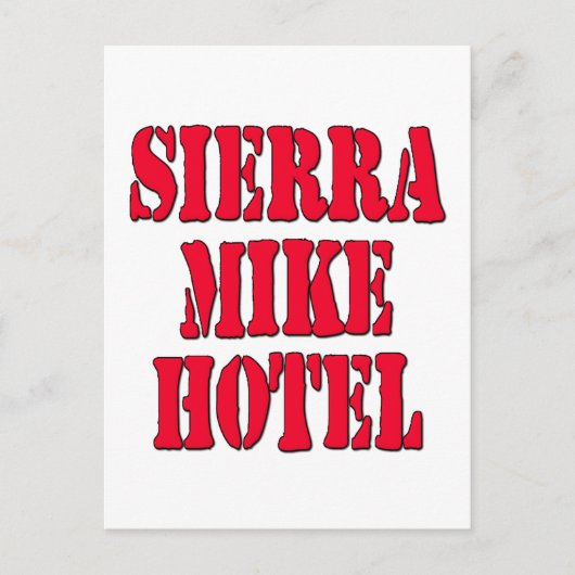 SMHが私の頭を振る ポストカード (正面)