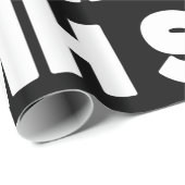 SMH |文字スラングの折り返し紙 ラッピングペーパー (ロールコーナー)