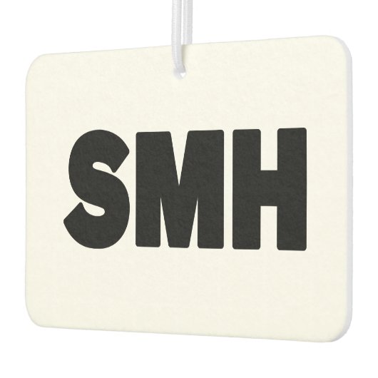 SMH |文字スラング カーエアーフレッシュナー (左)