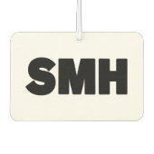 SMH |文字スラング カーエアーフレッシュナー (正面)