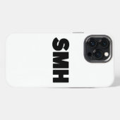 SMH |文字スラング iPhoneケース (裏面横)