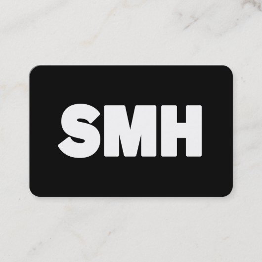 SMH | Text Slang 名刺 (正面)