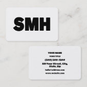 SMH | Text Slang 名刺 (正面/裏面)
