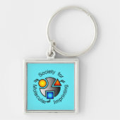 SMIのkeychainの青 キーホルダー (正面)