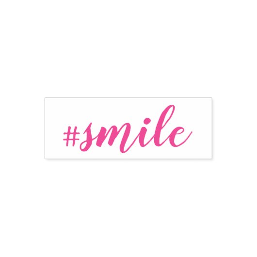 #Smile自己スタンプ セルフインキングスタンプ (デザイン)