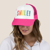 SMILE 明るい太字 モチベーションを高める名言 キャップ (インサイチュ)