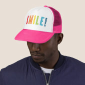 SMILE 明るい太字 モチベーションを高める名言 キャップ (インサイチュ)