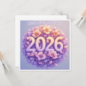 Smile a lot in 2026 カード (正面/裏面インサイチュ)