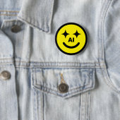 Smile AI™ ボタン 缶バッジ (インサイチュ)