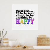 Smile and be Happy ポスター (キッチン)