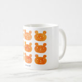 smile bear orange コーヒーマグカップ (正面右)